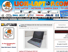 Tablet Screenshot of lion-laptop.com